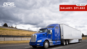 regional truck, truck, semi truck, salary, trucker, truck driver